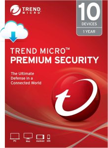 Trend Micro Max Premium Security 10 Devices 1 Year
