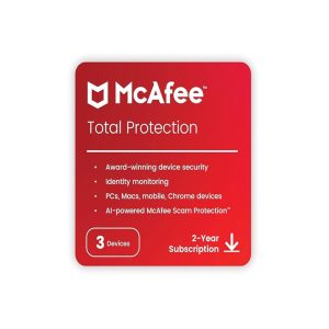McAfee Total Protection 2024 | 3 Device, 2 Year